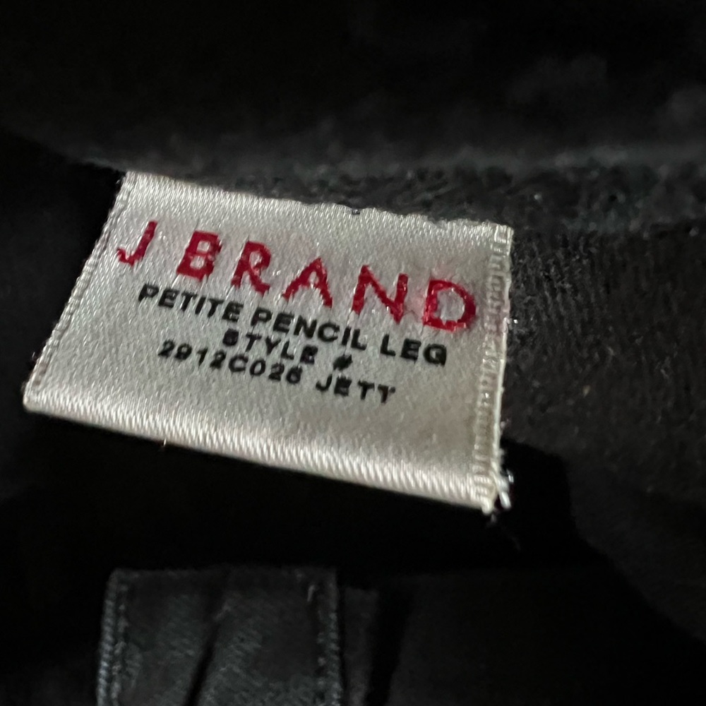 J Brand Black Skinny Jeans Petite Pencil Leg - Picture 6 of 8